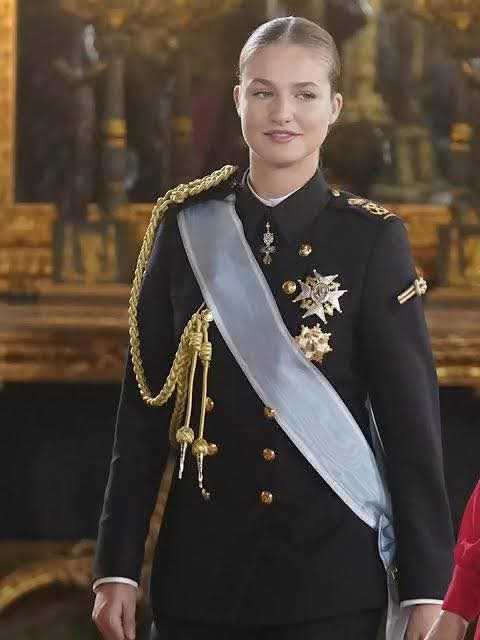 Princess Leonor in Army regalia